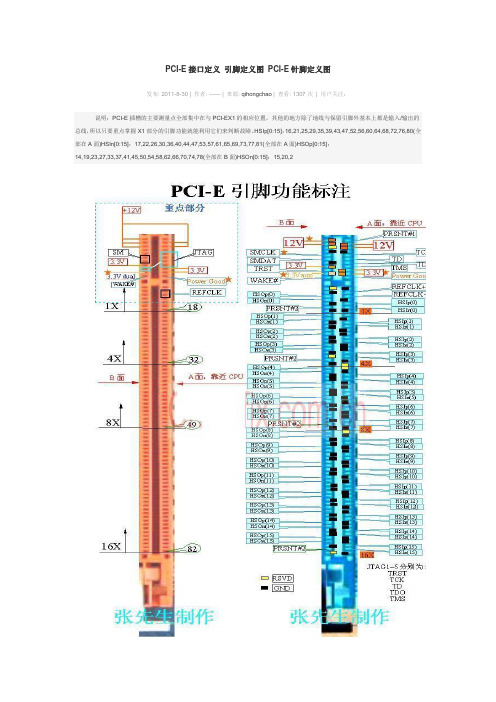 PCI-E接口定义