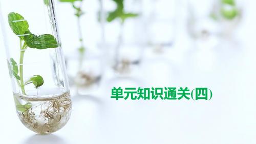 高考生物大一轮复习 单元知识通关(四)课件