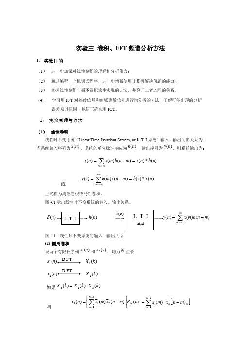 实验三 卷积、FFT