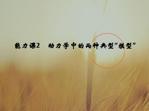 2018版高考物理江苏专用大一轮复习课件第三章 牛顿运动定律 能力课2 精品
