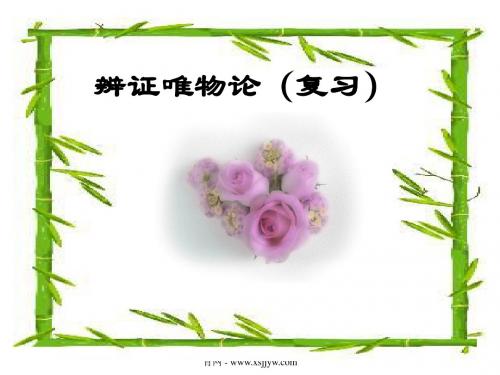辨证唯物论(复习课件)
