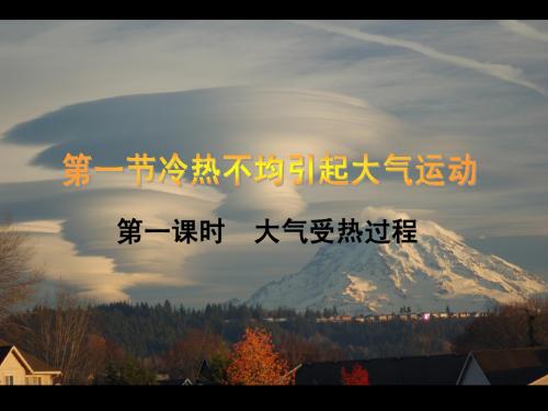 第一课时  大气受热过程