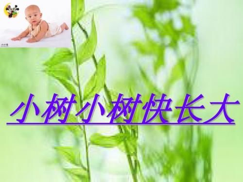 2小树小树快长大