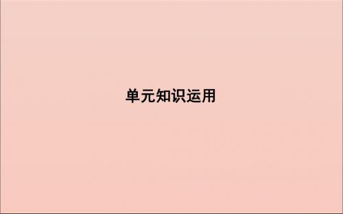 2020版高考英语一轮复习Module1BritishandAmericanEnglish单元知识运用课件外研版必修5