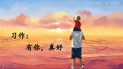 统编版六年级语文上册习作《有你,真好》优质课件(共46张PPT)