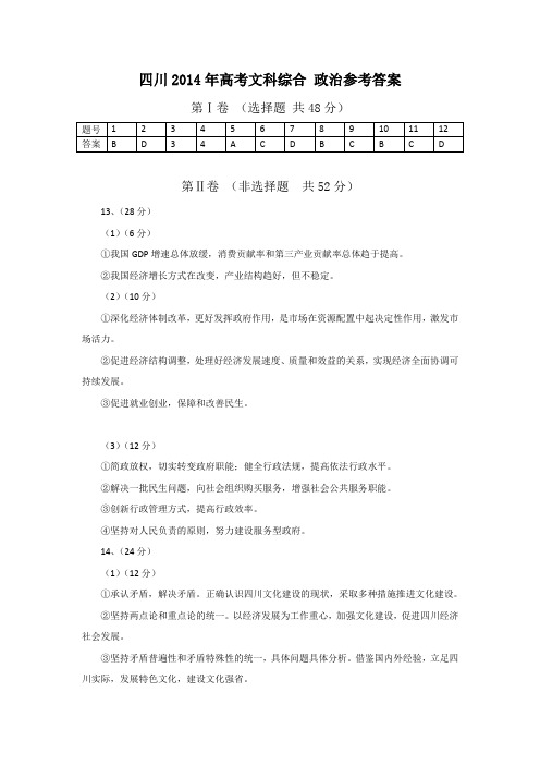 2014全国高考文综四川卷答案_Da