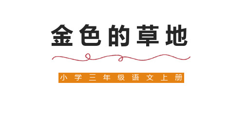 16金色的草地  课件(共26张PPT)