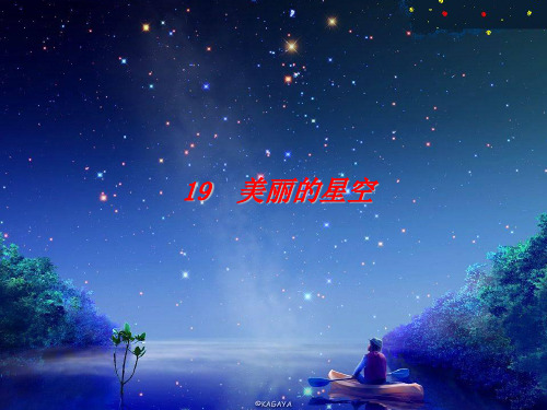 最新六年级科学上册第19课美丽的星空1冀教版优选教学课件