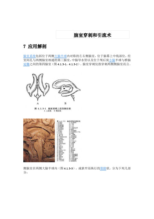 脑室穿刺引流术解析
