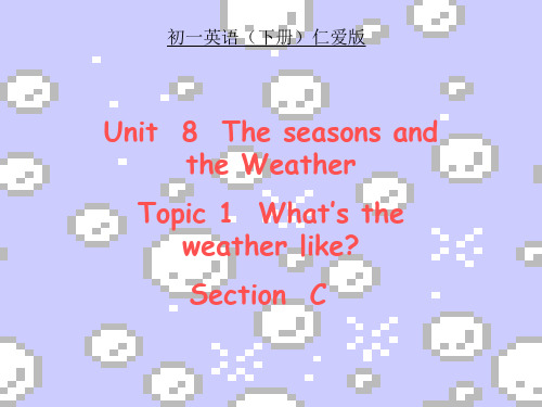 Unit 8 The seasons and the WeatherPPT课件
