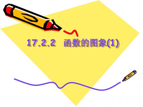 华师版八年级数学下册课件17.2.2函数的图像