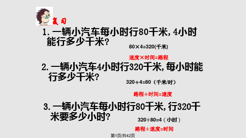 相遇问题PPT课件