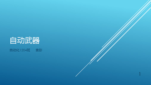 自动武器 PPT课件