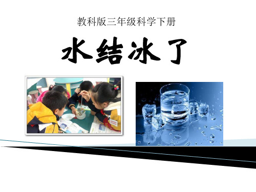 水结冰了温度和水的变化2共17张