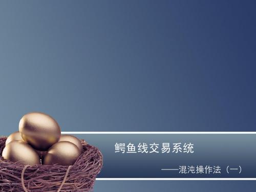 鳄鱼线系统随讲