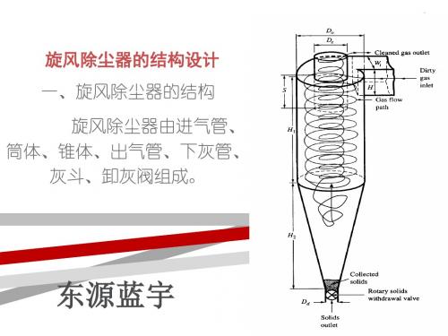 旋风除尘器cad结构图纸设计及技术参数.ppt.ppt