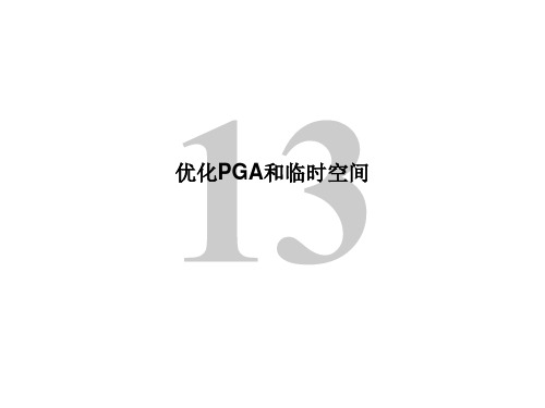 Oracle实例调优-调整PGA与临时段
