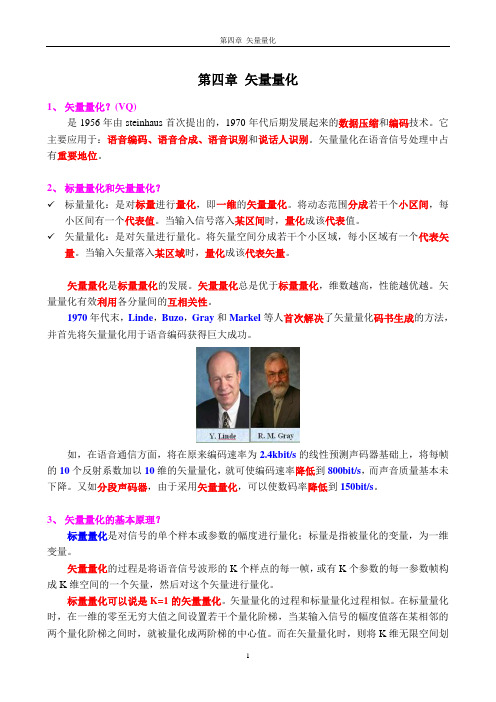 第四章 矢量量化.