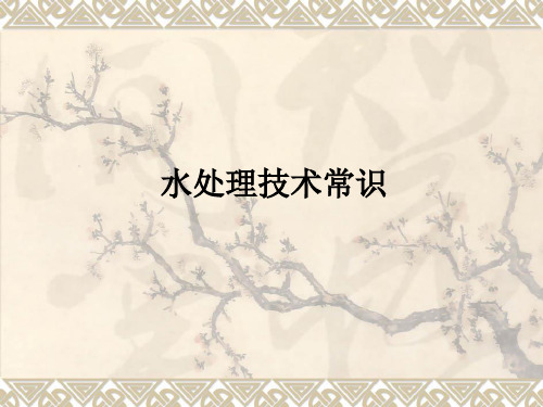 水处理技术常识ppt课件