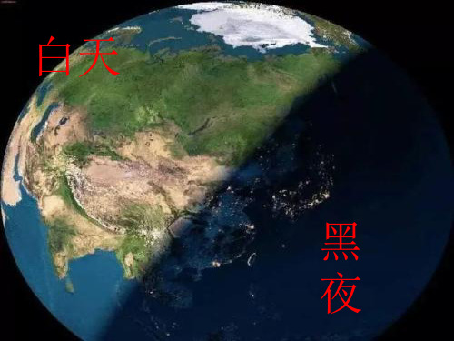 六年级上册科学课件-《白天与黑夜》(共16张PPT)  青岛版  (六年制)