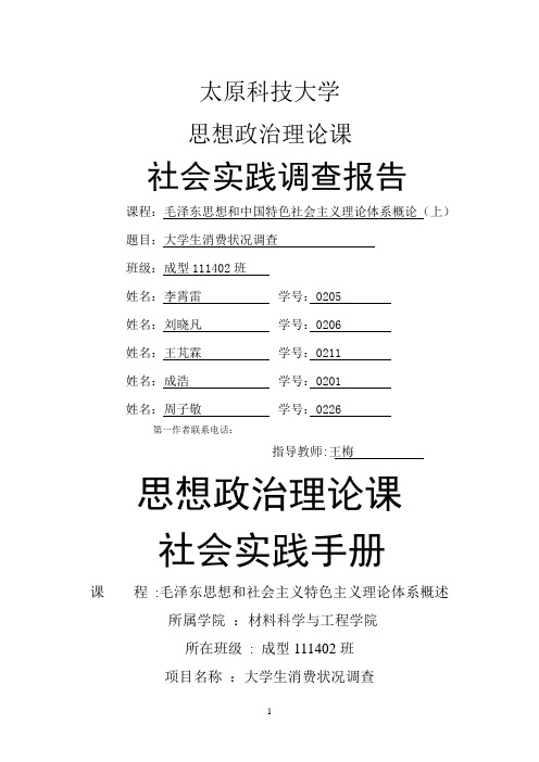 思想政治理论课社会实践手册