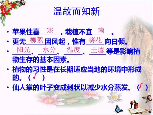 六年级科学上册1.2从南橘北枳说起 PPT精品课件4湘教版