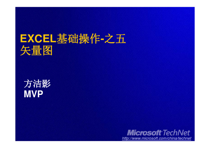 EXCEL基础操作之五矢量图