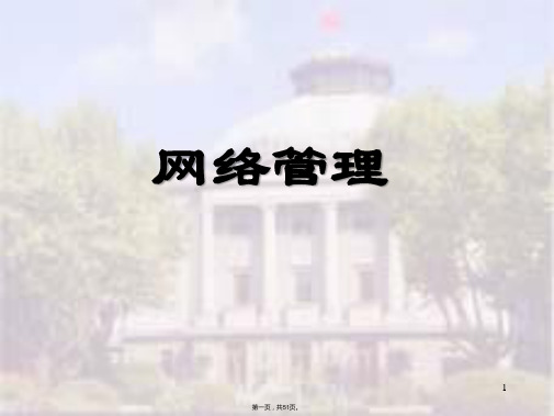 networks网络管理(共51张PPT)