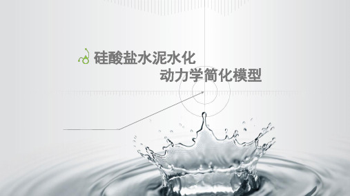硅酸盐水泥水化动力学简化模型