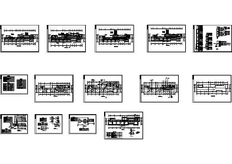 某地区小学多层教学楼电气图纸（含设计说明）