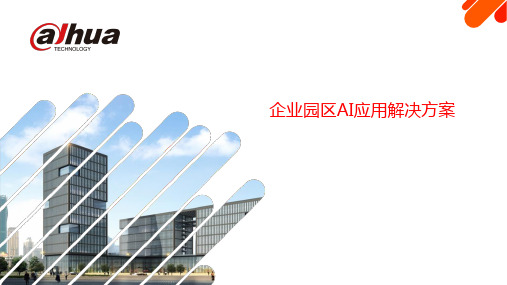 【精品】大华-企业园区AI应用解决方案