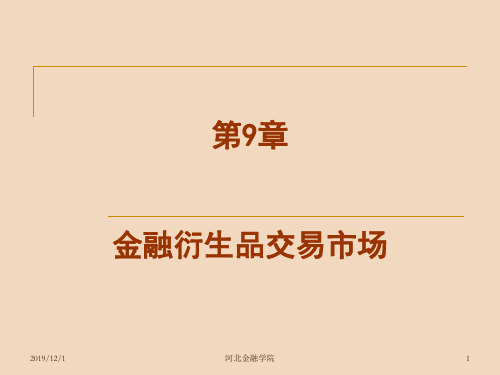 009第9章金融衍生品交易市场