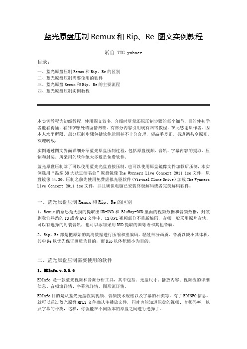 蓝光原盘压制Remux和Rip、Re图文实例教程