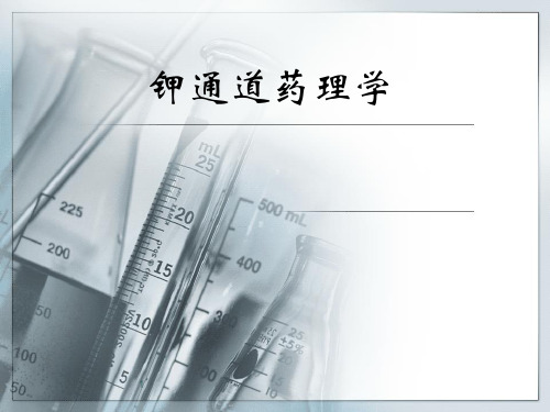 1 钾通道药理学