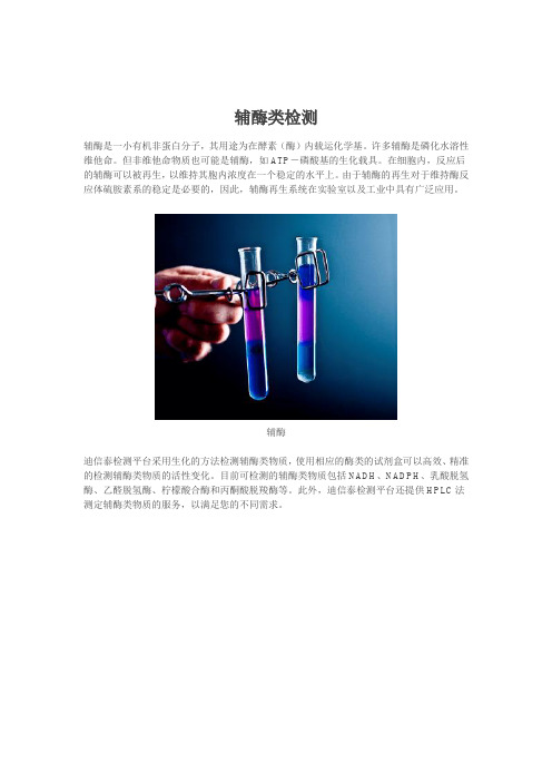 辅酶类检测