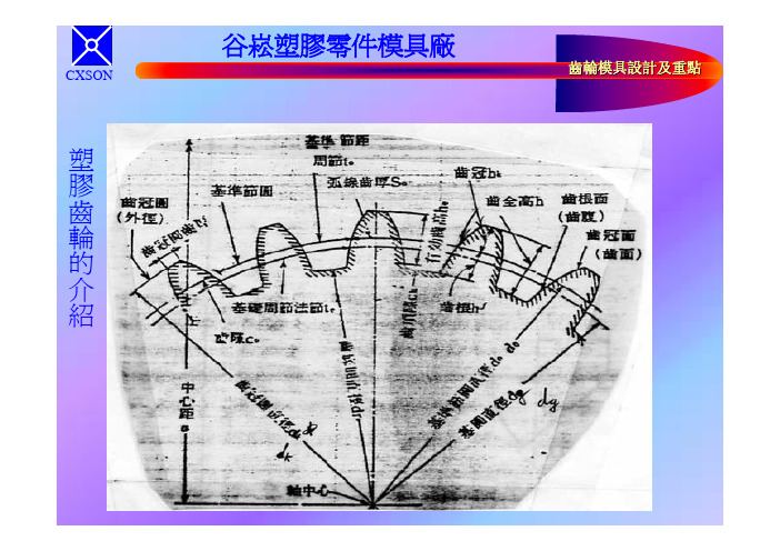 塑胶齿轮模具设计要点
