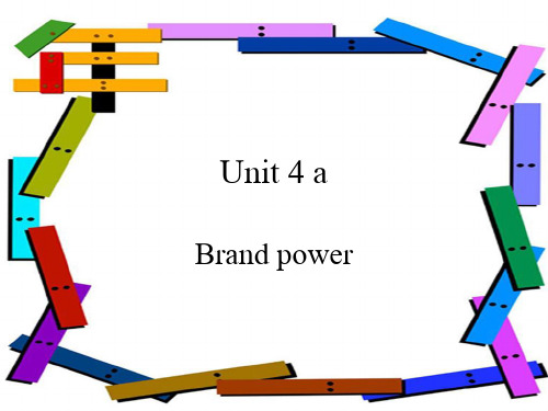 商务英语中级第四章课件4a_brand_power概要