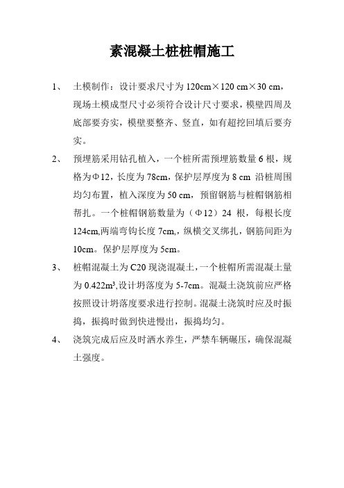 PTC管桩桩帽施工