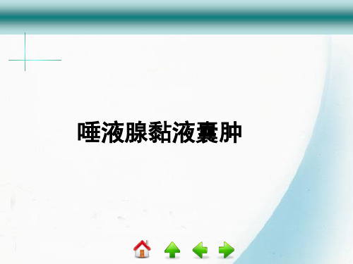 第三节 唾液腺黏液囊肿