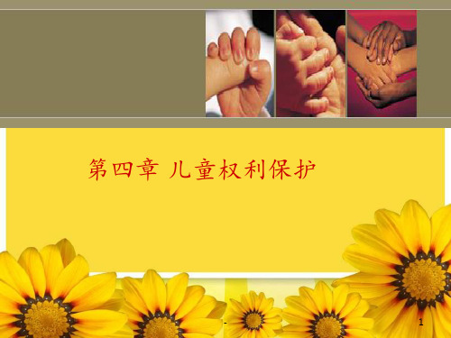 第四章儿童权利保护PPT课件