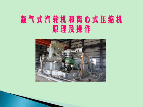 凝气式汽轮机和离心式压缩机 