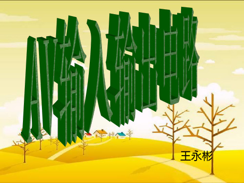项目十AV输入输出电路