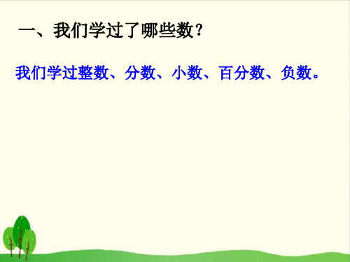 六年级下数学- 数的认识整理与复习_苏教版PPT课件(19张)