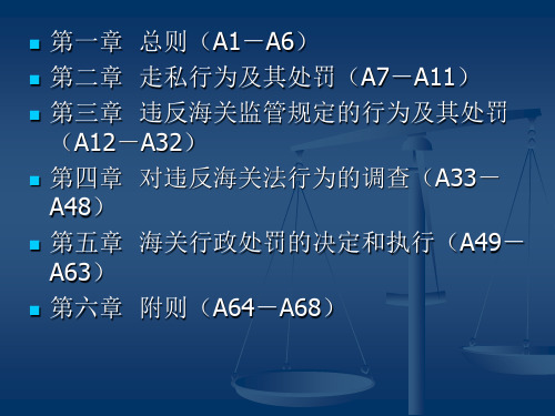 海关行政处罚条例共33页文档