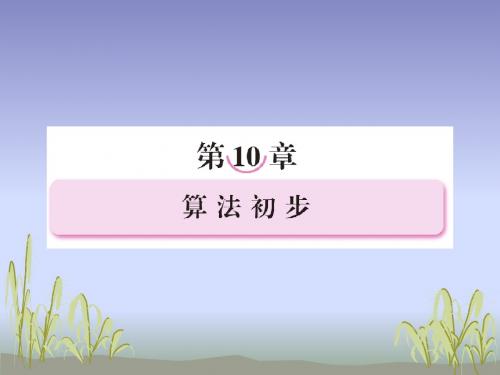 【数学课件】2012届高三数学第一轮复习：算法初步