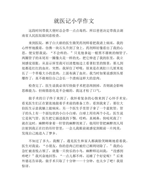 就医记小学作文