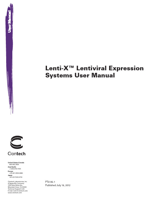 Clontech Lenti-X Expression System