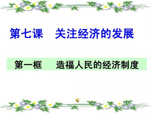 造福人民的经济制度(改)
