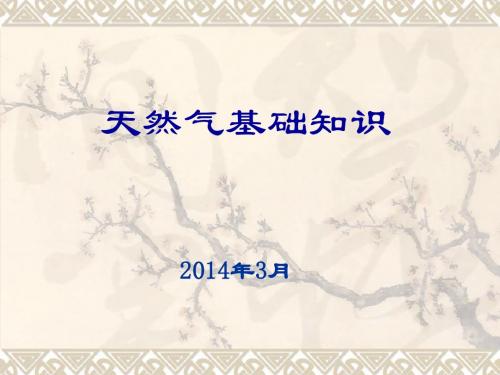 01.天然气基础知识