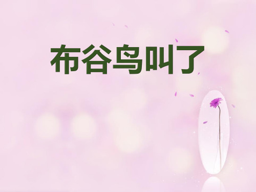 《布谷鸟叫了》PPT课件【优秀课件推荐】